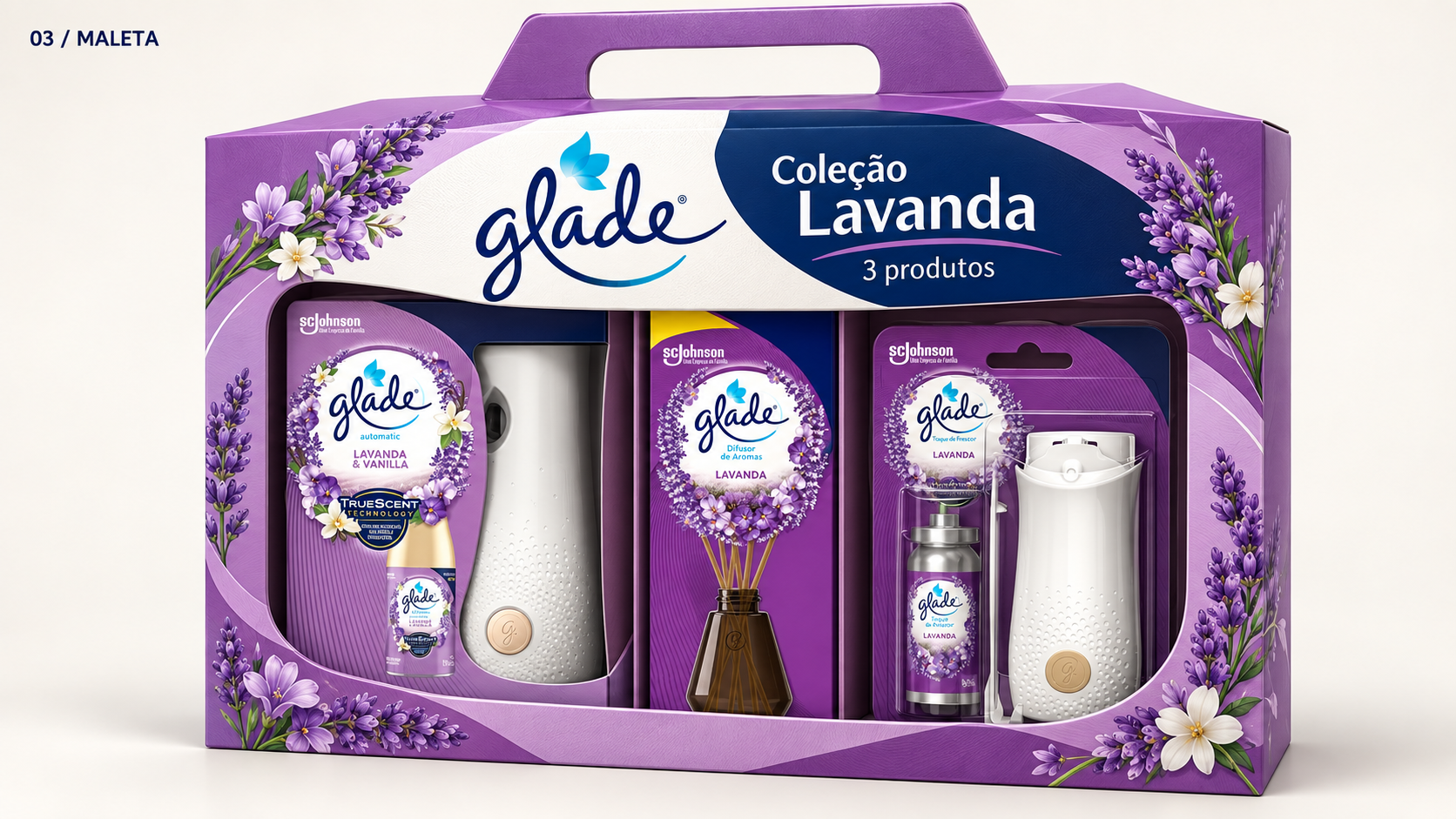 Kit Glade Coleção Lavanda